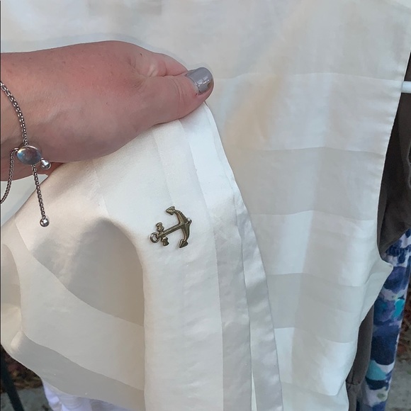 LNWT CREAM COLORED NAUTICA TOP - Picture 7 of 8